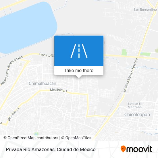 Privada Río Amazonas map