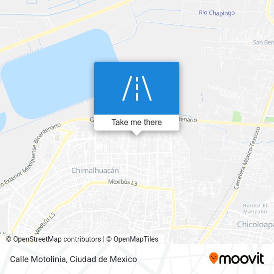 Mapa de Calle Motolinia