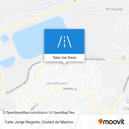 Calle Jorge Negrete map