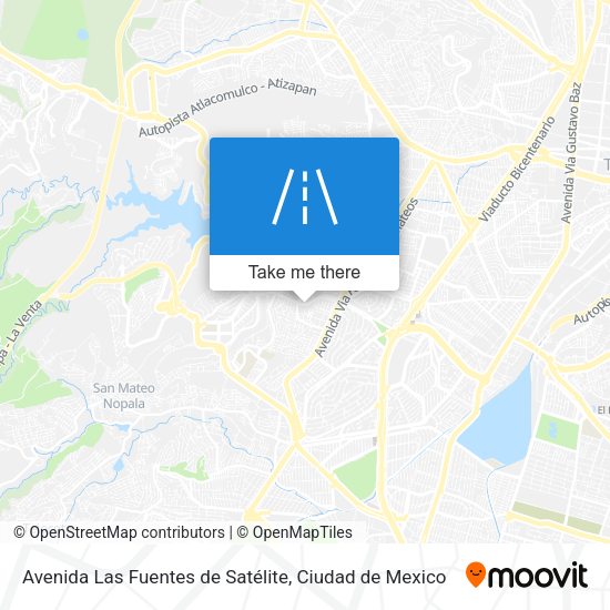 Avenida Las Fuentes de Satélite map