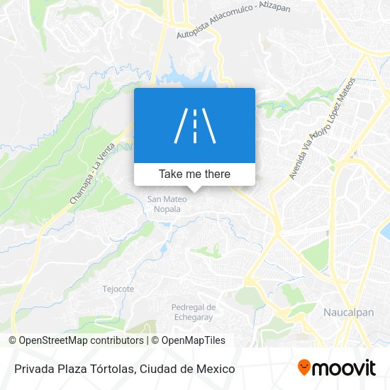 Privada Plaza Tórtolas map