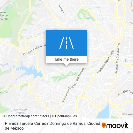 Privada Tercera Cerrada Domingo de Ramos map