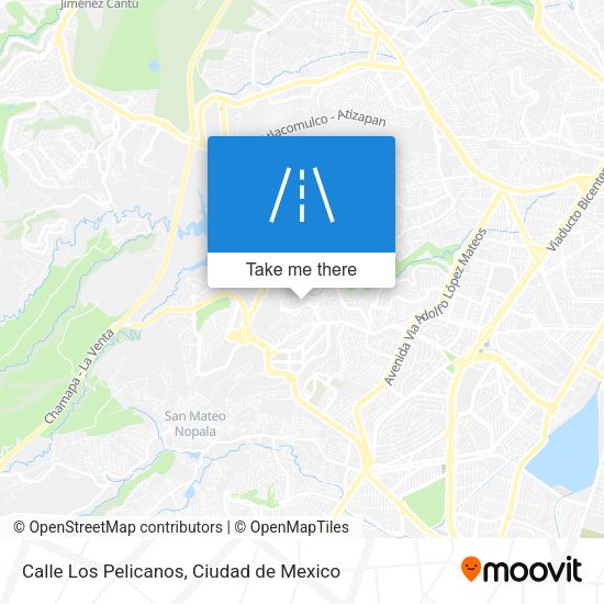 Mapa de Calle Los Pelicanos