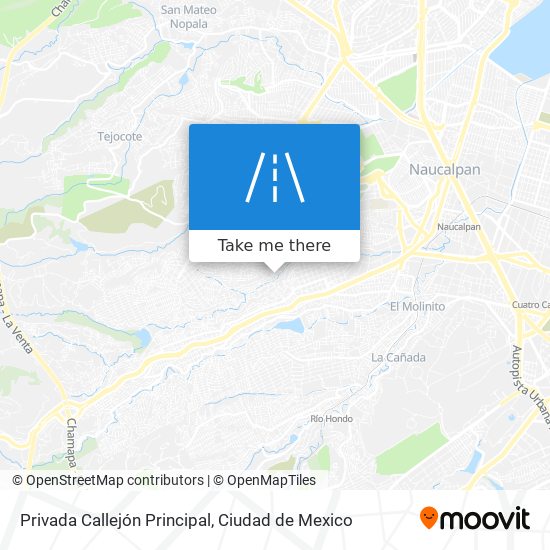 Privada Callejón Principal map