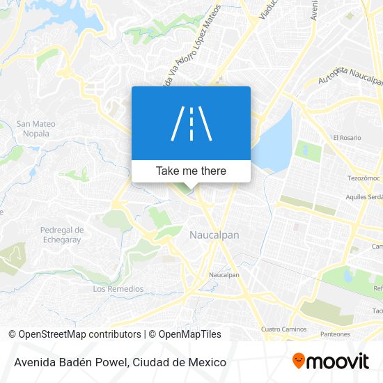 Avenida Badén Powel map