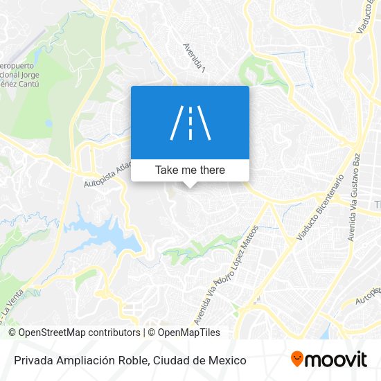 Privada Ampliación Roble map