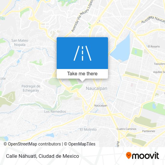 Calle Náhuatl map