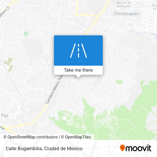 Calle Bugambilia map