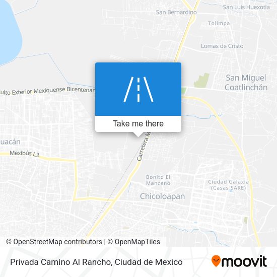 Mapa de Privada Camino Al Rancho
