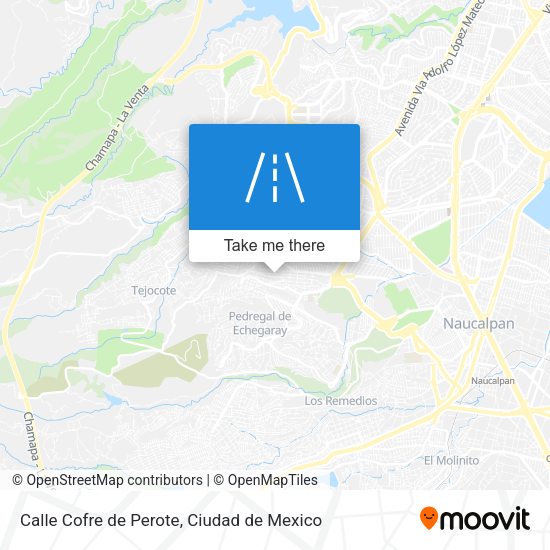 Calle Cofre de Perote map