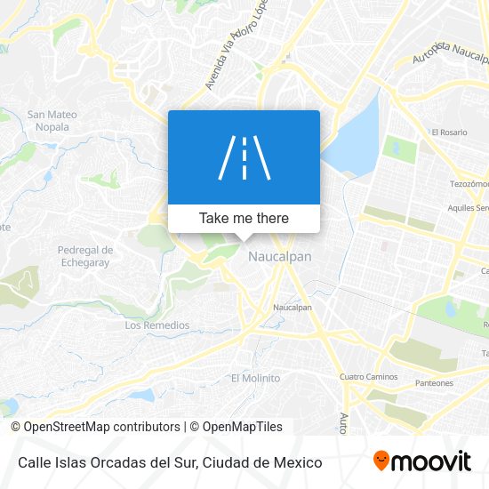 Calle Islas Orcadas del Sur map