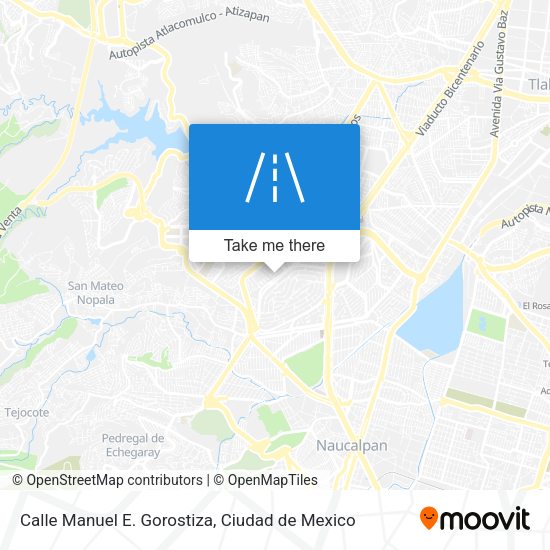 Mapa de Calle Manuel E. Gorostiza