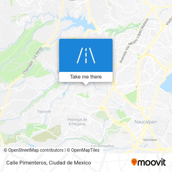 Mapa de Calle Pimenteros