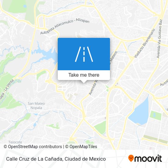 Calle Cruz de La Cañada map