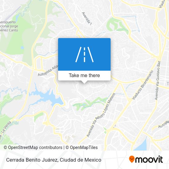Mapa de Cerrada Benito Juárez