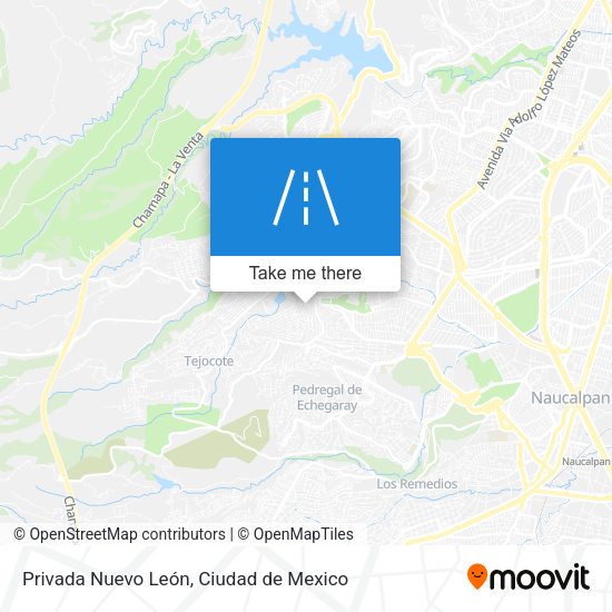 Mapa de Privada Nuevo León