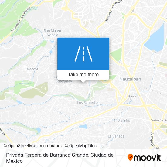 Privada Tercera de Barranca Grande map