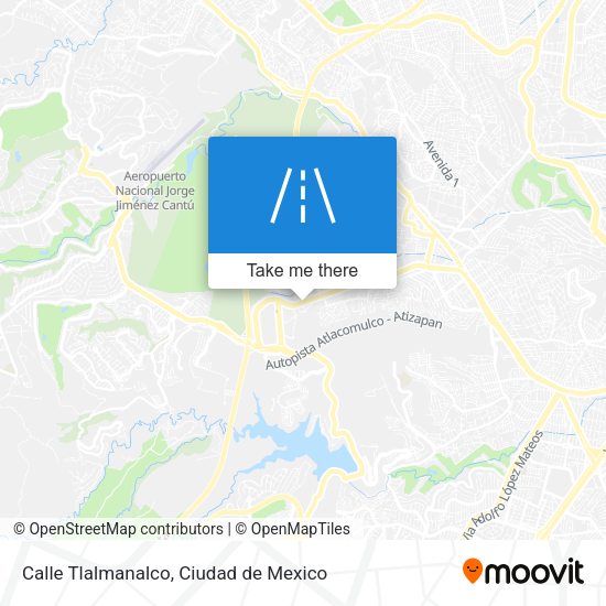 Calle Tlalmanalco map