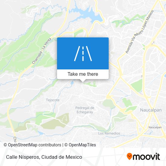 Mapa de Calle Nísperos