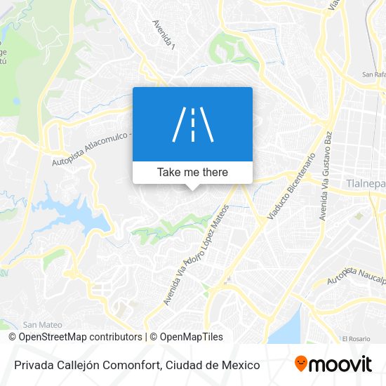 Privada Callejón Comonfort map