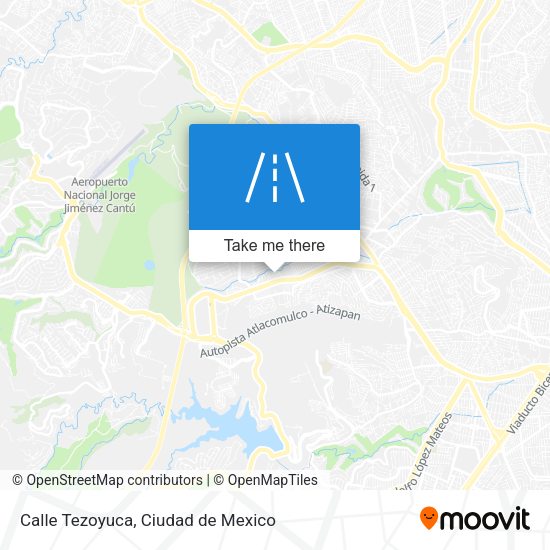 Calle Tezoyuca map