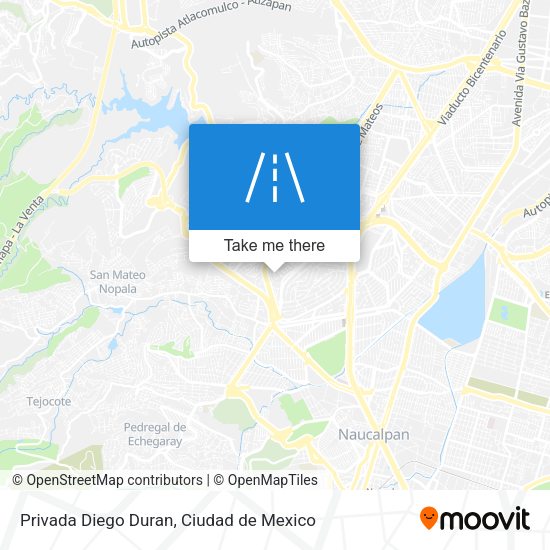 Privada Diego Duran map