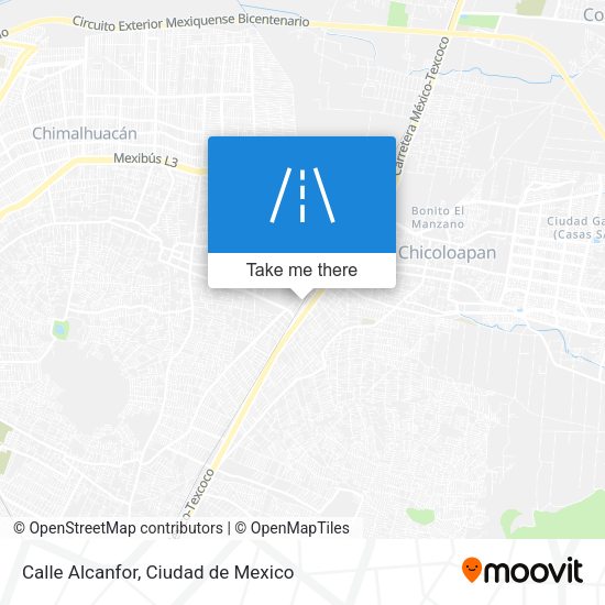 Mapa de Calle Alcanfor