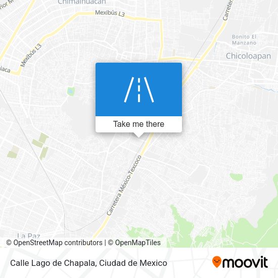 Mapa de Calle Lago de Chapala