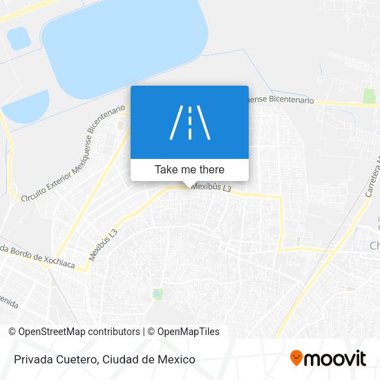 Privada Cuetero map