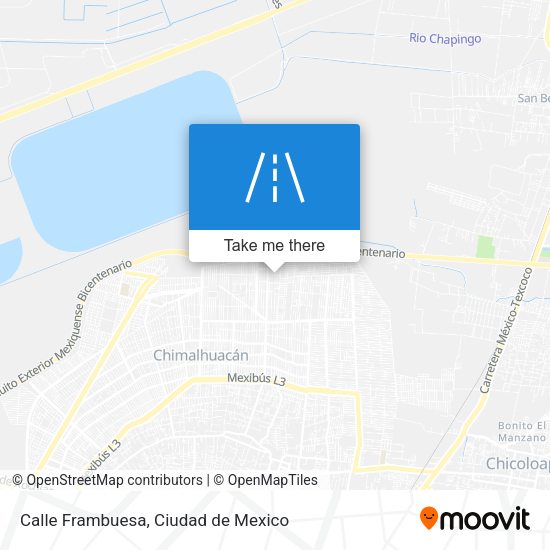 Mapa de Calle Frambuesa