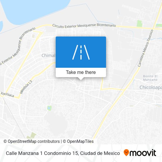 Calle Manzana 1 Condominio 15 map