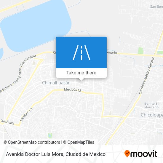 Avenida Doctor Luis Mora map