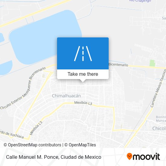 Calle Manuel M. Ponce map