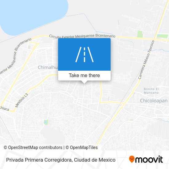 Privada Primera Corregidora map