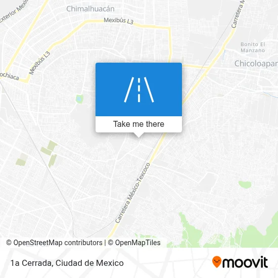 1a Cerrada map