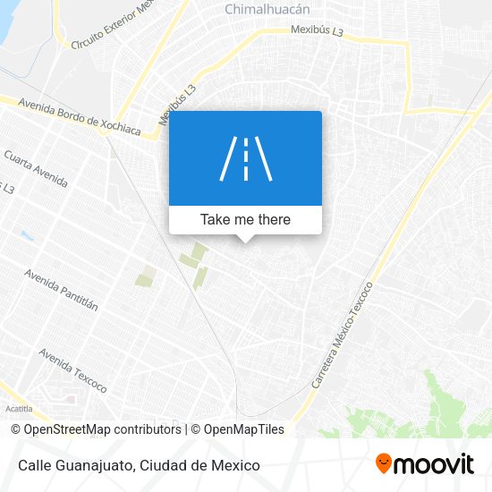 Calle Guanajuato map