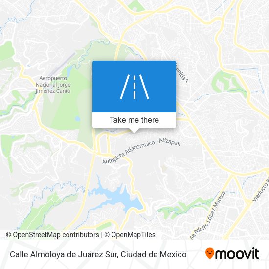 Calle Almoloya de Juárez Sur map