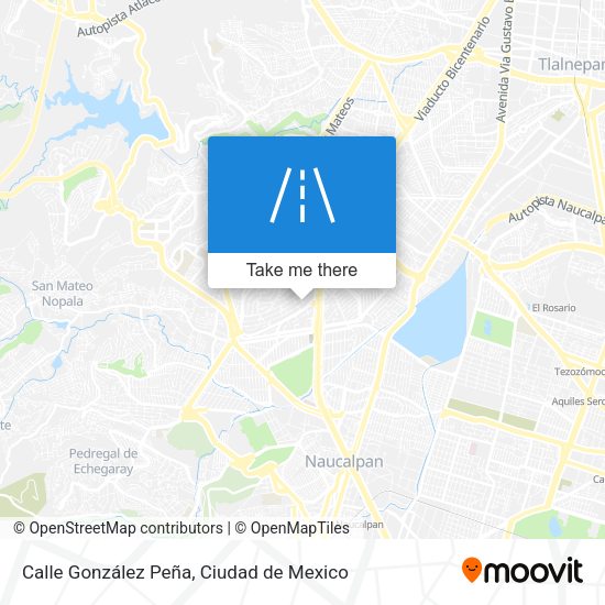 Mapa de Calle González Peña