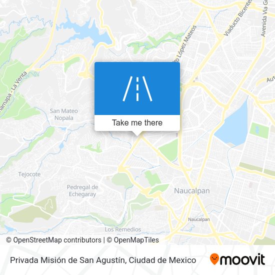 Mapa de Privada Misión de San Agustín