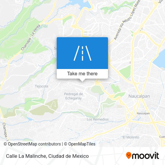 Mapa de Calle La Malinche