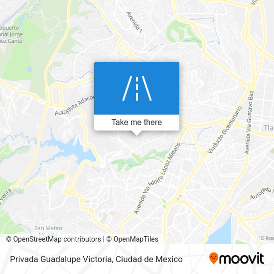 Privada Guadalupe Victoria map