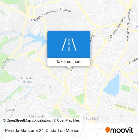 Mapa de Privada Manzana 24