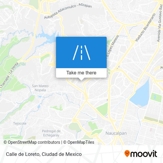 Mapa de Calle de Loreto