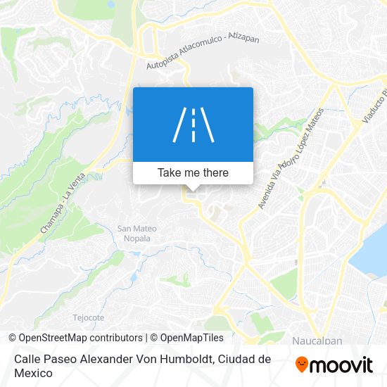 Calle Paseo Alexander Von Humboldt map