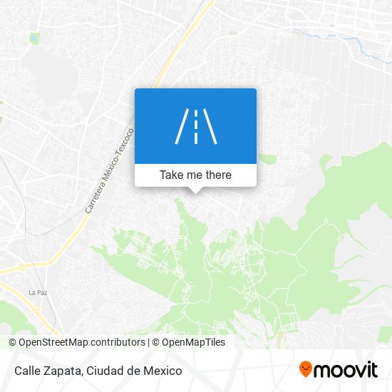 Mapa de Calle Zapata