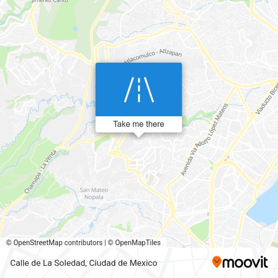 Mapa de Calle de La Soledad