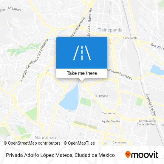 Mapa de Privada Adolfo López Mateos