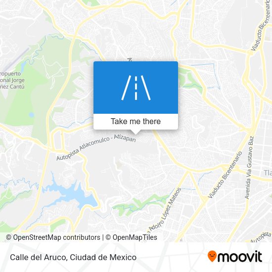 Mapa de Calle del Aruco