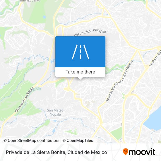 Privada de La Sierra Bonita map