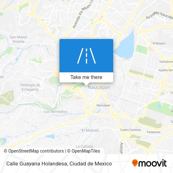 Calle Guayana Holandesa map